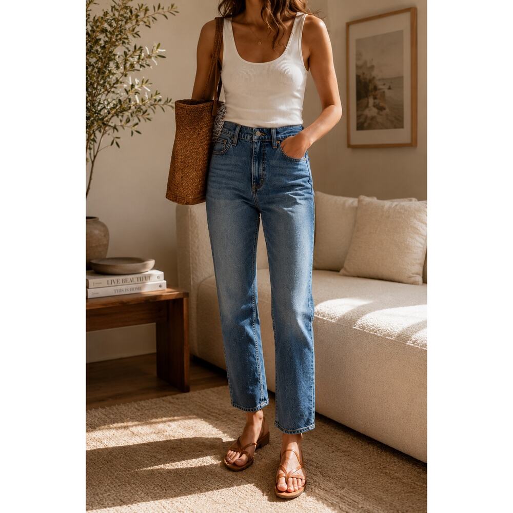 J.Crew High Rise Vintage Straight Leg Jeans 30